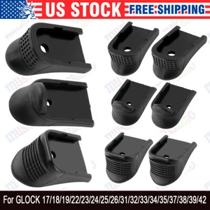 Pinky Grip Extension For Glock 17/18/19/22/23/24/25/26/31/32/33/34/35/37-39/42 - Picture 1 of 16