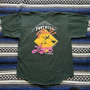 Foothill Pool League 1995 Large Jersey Badger Klondike Green - Picture 1 of 4
