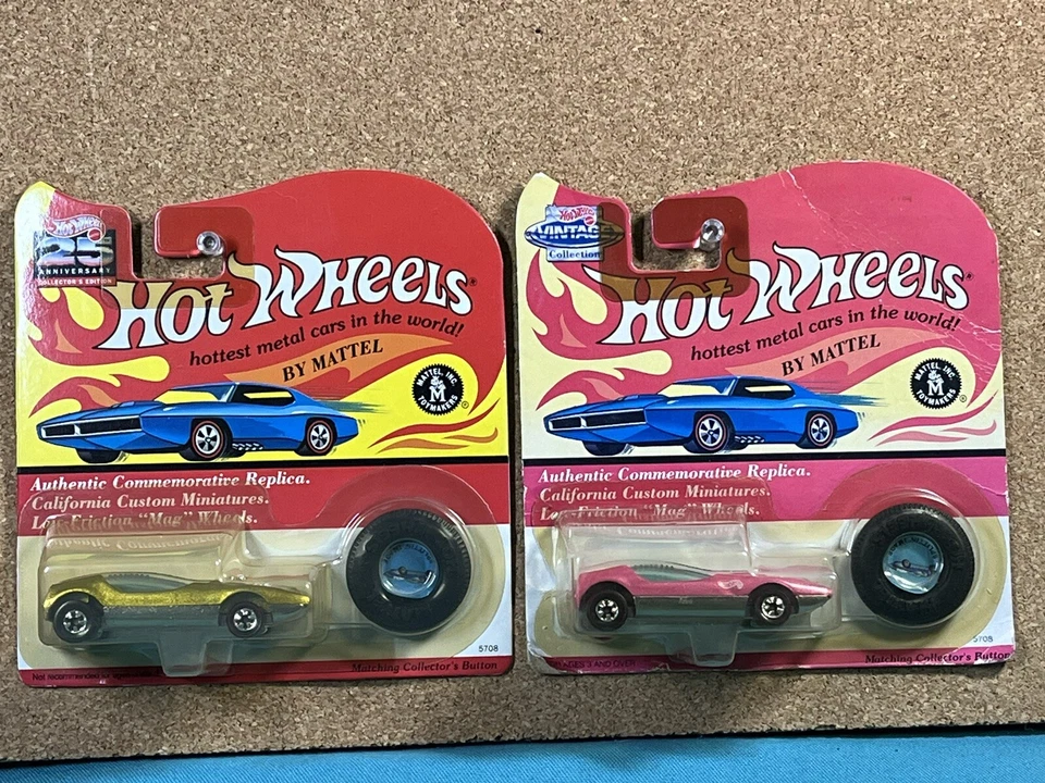 Hot Wheels 25th Anniversary Splittin Image Pink 1992 Mattel #5708