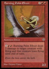 Magic the Gathering MTG Burning Palm Efreet (161) Mirage   LP