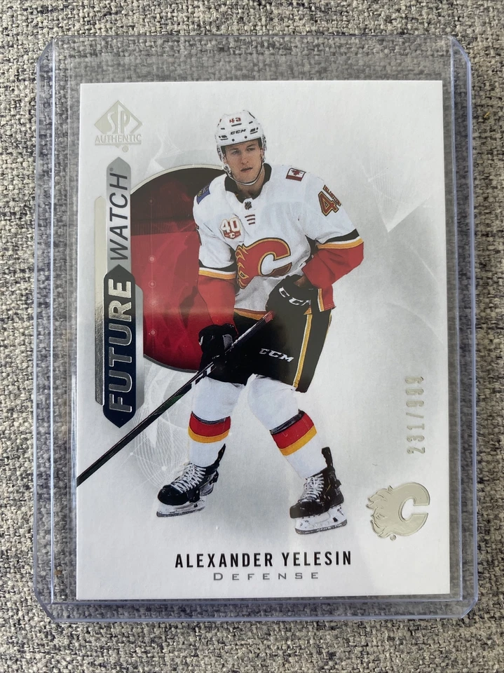2020-21 SP Authentic Alexander Yelesin Future Watch Rookie /999 #172 Calgary - Image 1 of 1