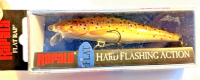 Rapala Flat Rap 08 Wobbler, Twitchbait, Kunstköder, 8 cm, Floating, Neu - Bild 1 von 2