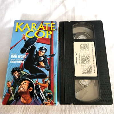 Karate Cop (VHS, 1995) Don Wong Chuck Norris RARE ** BUY 2 GET 1 FREE ** - Image 1 of 4