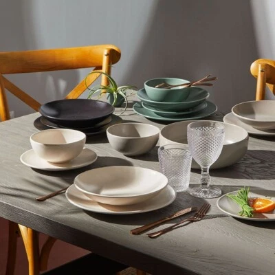 Servizio Piatti Set Tavola TOGNANA Ritual Gres Porcellana Colorati Autunno NUOVO - Immagine 1 di 4