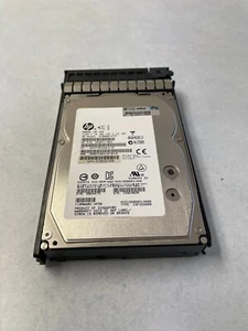 516828-B21,517354-001 HP 600GB 15K 3.5 SAS DP 6G ENT HDD W/TRAY - Picture 1 of 3