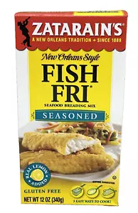 Zatarain's New Orleans Style Seasoned Fish Fry Seafood Breading Mix 12 oz - Picture 1 of 1