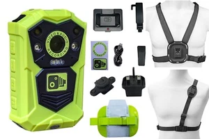 Professional 128GB Body Cam Body Worn Camera For Security Ultra HD GPS Safety - Picture 1 of 12