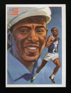 1979 Quelcom JESSE OWENS (PORTUGAL BACK RARE 166 Olympics Ases Mundiales Deporte - Picture 1 of 2