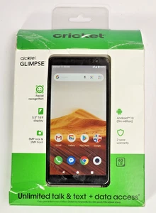 Cricket Wireless Prepaid Alcatel Glimpse Smartphone 16GB Android 10, 5.5" screen - Picture 1 of 3