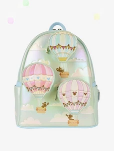 Loungefly Disney Mickey & Friends Heißluftballon Taschen Mini Rucksack Neu mit Etikett & Wickel - Bild 1 von 4