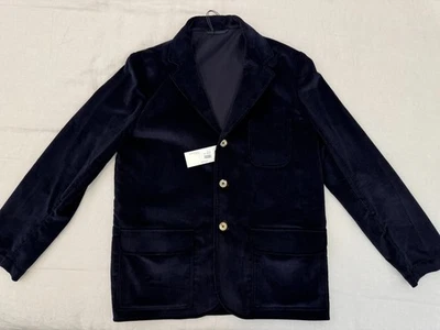 Chaqueta Blazer De Bonne Facture Azul Marino Pana Talla 48 (M) Nueva con Etiquetas Foto 1 de 4