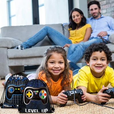 15 Packs Bolsas de Botín para Videojuegos Fiesta Azul y Negro Juego sobre Tema Bolsas de Regalo... Foto 1 de 4