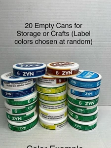 Lattine Zyn con etichette a colori casuali, premi già rivendicati - conservazione, artigianato - Foto 1 di 3