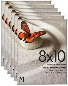 Mantello Clear Acrylic Frame - 8x10 Acrylic Picture Frames, Set of 6 - Modern... - Picture 1 of 6
