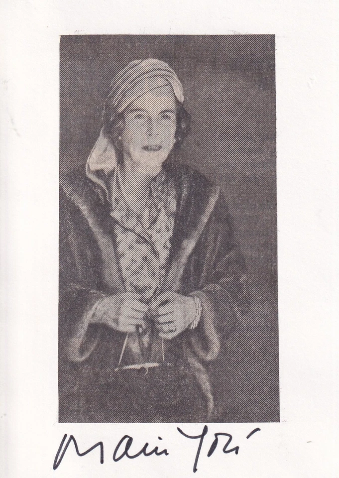 Marie José von Belgien - Königin von Italien - Karte - original signiert - Bild 1 von 1