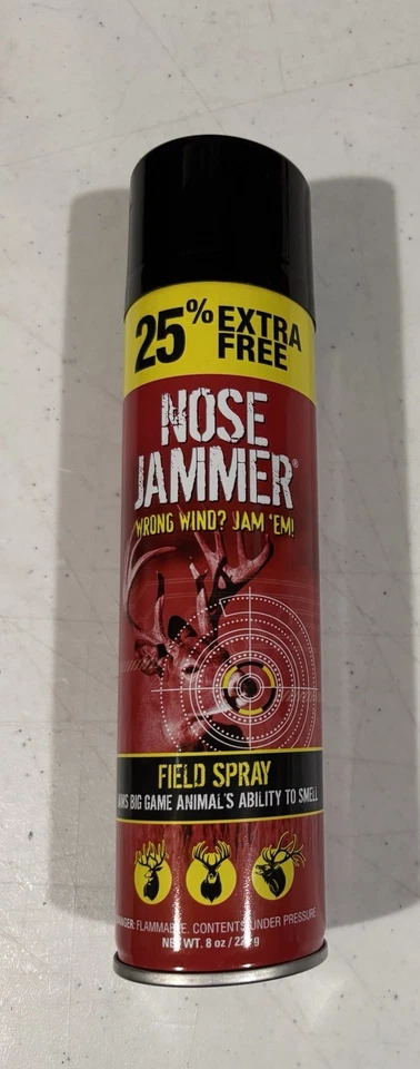 Nose Jammer Aerosol Field Spray - 8oz. Hunting Cover Scent Archery - Image 1 of 1