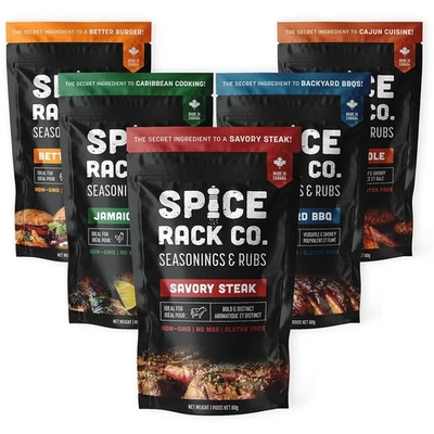 Spice Rack Co Condimentos y frotamientos para barbacoa - Especias y condimentos para fumar y asar a la parrilla Foto 1 de 4