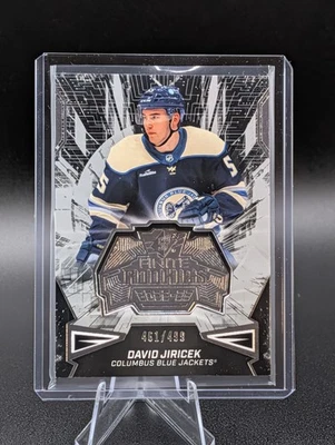 2022-23 SPx Silver Finite Rookies /499 David Jiricek #F-8 RC Blue Jackets - Image 1 of 2