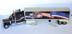 Franklin Mint Peterbilt 379 With Refrigerated Trailer 1/32 scale, With Boxes - Picture 1 of 24