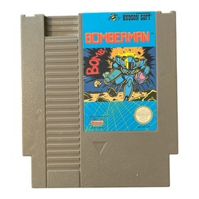 NES Bomberman Cartridge Nintendo Hudson Soft Tested w/ Sleeve