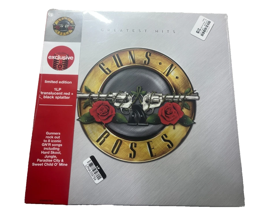 Guns N' Roses Greatest Hits Red & Black Splatter Color vinyl LP New Sealed