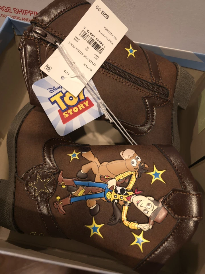 Kids Disney Pixar Toy Story Cowboy Boots Holiday Gift Size 5 - Image 1 of 3