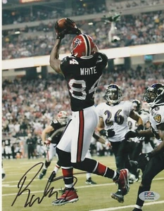RODDY WHITE ATLANTA FALCONS PSA AUTHENTICATED ACTION SIGNED 8x10 - Picture 1 of 1