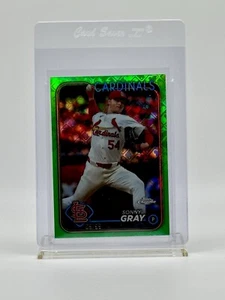 Edición Logofractor cromado Topps 2024 - refractor verde #143 gris Sonny/99 - Imagen 1 de 2