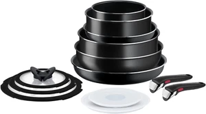 Tefal Ingenio Easy on Pots & Pans Set, 13 Pieces, Stackable, Removable Handle, S - Picture 1 of 12