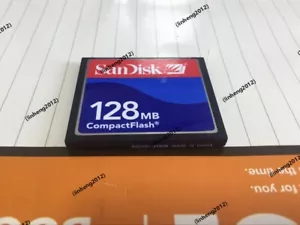 Sandisk compactflash 128MB CF Card 128MB CF Memory card SDCFJ/SDCFB - Picture 1 of 4
