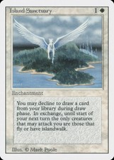 MTG Magic the Gathering 1x NM Island Sanctuary - Revised Edition x1