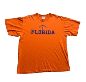 VTG Florida Gators Shirt Mens 2XL Florida Spellout Football Casual Orange - Picture 1 of 7