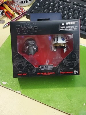 Star Wars Titanium Black Series KYLO REN y POE DAMERON #01, ENVÍO GRATUITO, C1 Foto 1 de 4