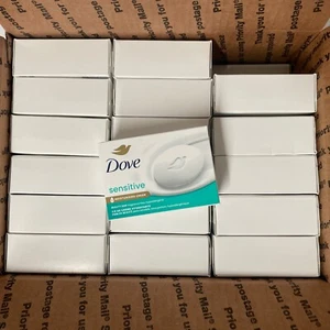 DOVE Beauty Sensitive Skin Moisturizing Bar Soap 3.75 oz Hypoallergenic 36 Count - Picture 1 of 8