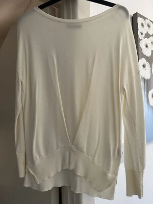 Autograph Cream Long Sleeve Jumper Size 8 - Image 1 of 3