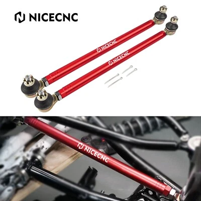 For Yamaha Raptor 700 700R YFM700 ATV Tierods Ends Ball Joints Kit 2006-2024 Red - Image 1 of 4