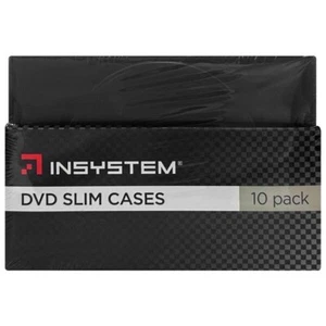 Genuine INSYSTEM CD / DVD Slim Cases 10 Pack - Anti Scratch Dust - Cover Sleeve - Afbeelding 1 van 6
