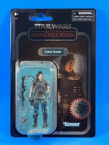Star Wars Carbonized Collection Gina Carano Cara Dune 3.75 Figure New On Card Cover
