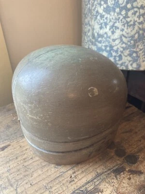 Painted! Vintage Antique wooden hat maker Artist's block form mold - Image 1 of 4
