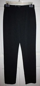 NUEVO CON ETIQUETAS $248 Mujer Lafayette 148 New York Gris Humo Oscuro Pantalones Leggings Talla P - Imagen 1 de 5