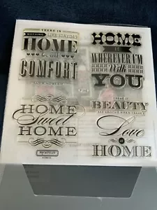 Close To My Heart Acrylix Stempel S1302 HOME SWEET HOME EUC Home Beauty Komfort - Bild 1 von 3