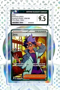 CGC 9.5 Jacq 236/198 S&V Set Base Full Art Carta Pokemon Ultra Rara - Foto 1 di 1
