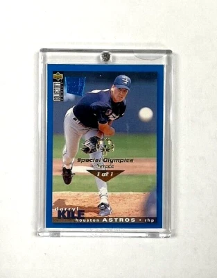 Darryl Kile 1995 Collector Choice Special Edition Blue Special Olympics TRUE 1/1 - Image 1 of 3
