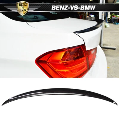 12-18 BMW F30 P Style #475 Black Sapphire Metallic Painted Trunk Spoiler - Image 1 of 4