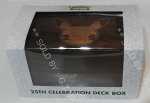 CAJA DE CUBIERTA ULTRA PRO - POKEMON 25 ANIVERSARIO - EDICIÓN LIMITADA - P&P GRATIS REINO UNIDO - Imagen 1 de 5