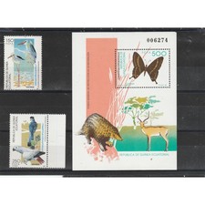 1992 GUINEA EQUATORIALE FAUNA 2 VAL + 1 BF MNH MF58186