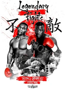 Mike Tyson vs James Buster Douglas 4LUVofBOXING New Boxing Poster wall art - Picture 1 of 4