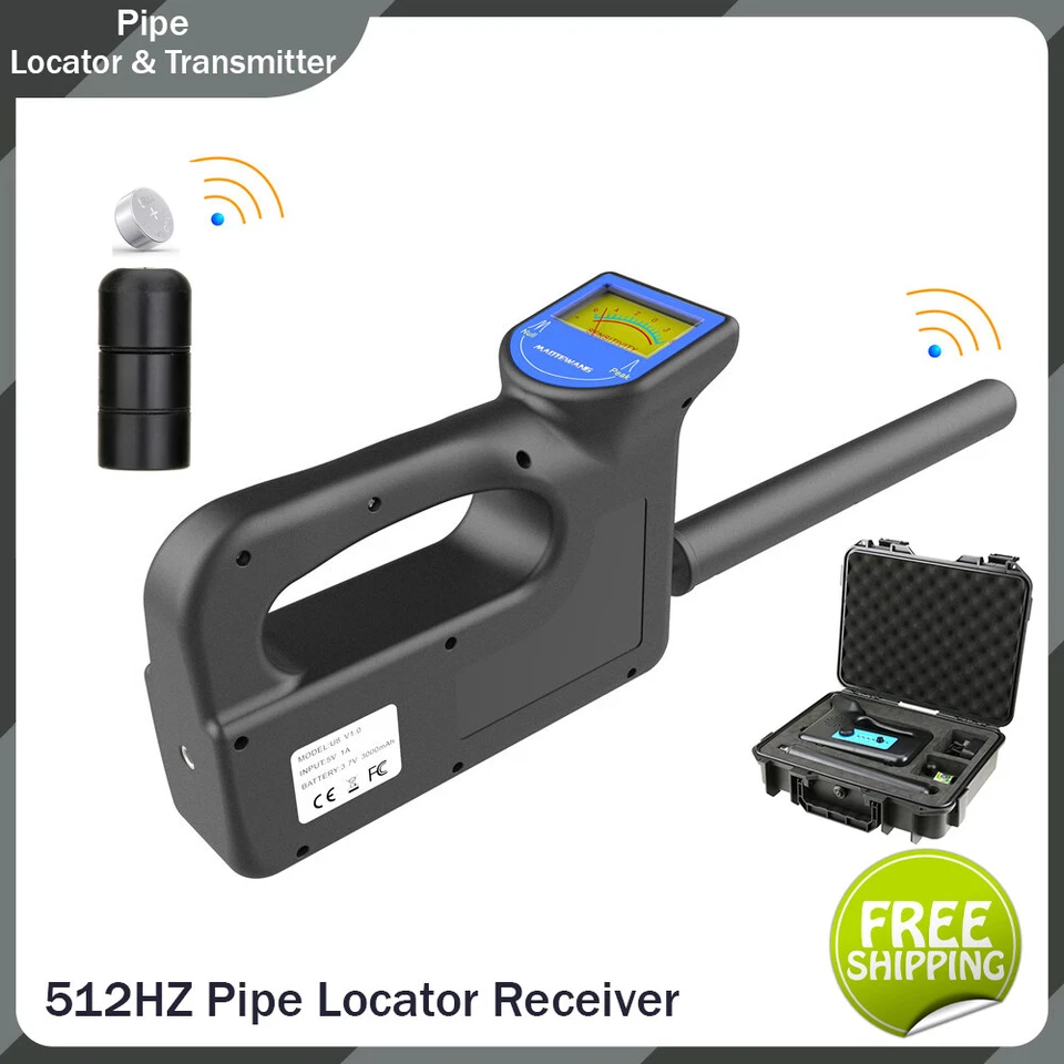 512HZ Akku-Rohr-Locator 2 Modi Abwasser Locator Empfänger Locator Detector - Bild 1 von 4