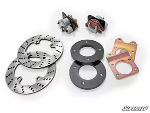 SuperATV Front Disc Brake Kit for Honda Foreman 400 / 450 4x4 - Picture 1 of 4