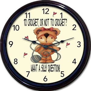 Nuevo reloj de pared de ganchillo para ganchillo o no para ganchillo qué pregunta absurda - Imagen 1 de 2